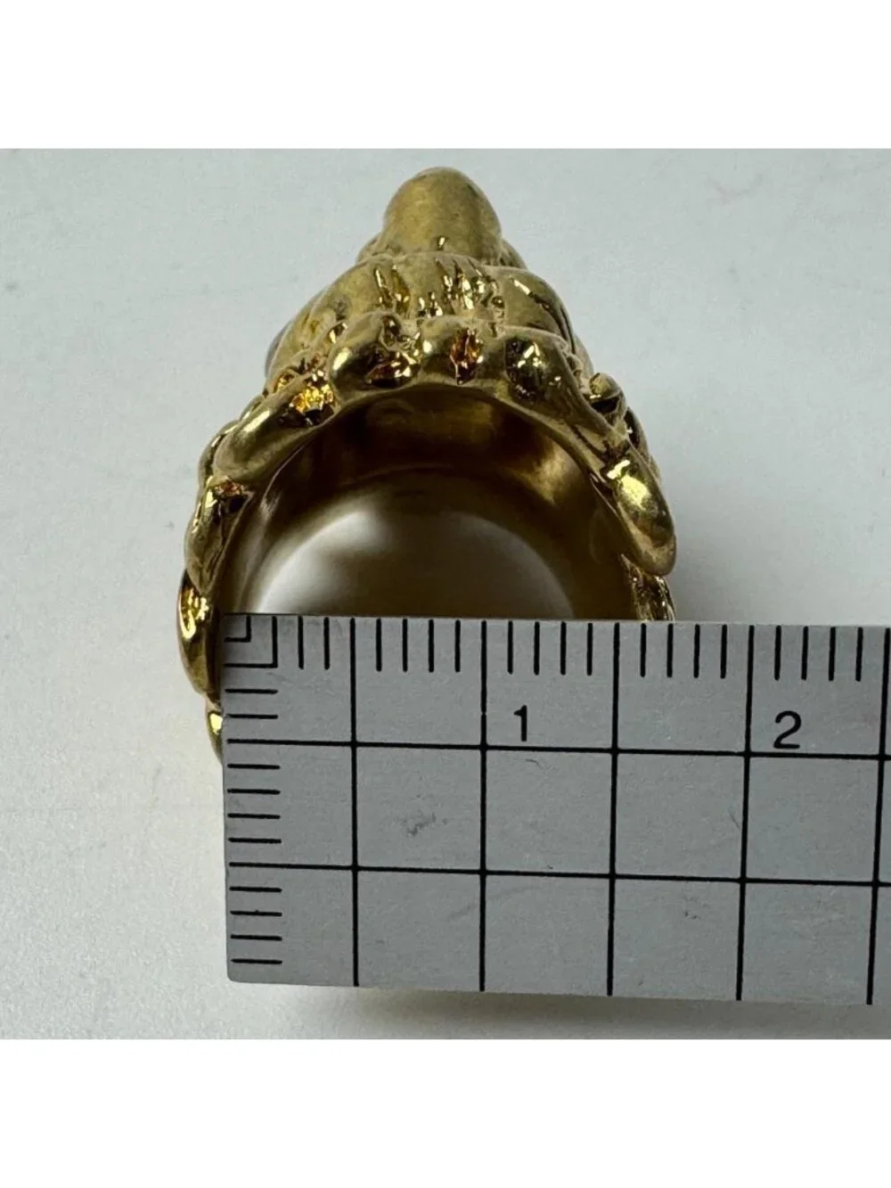 Gucci Lion Head Crystal Ring